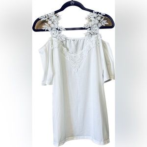 White Off the Shoulder Top